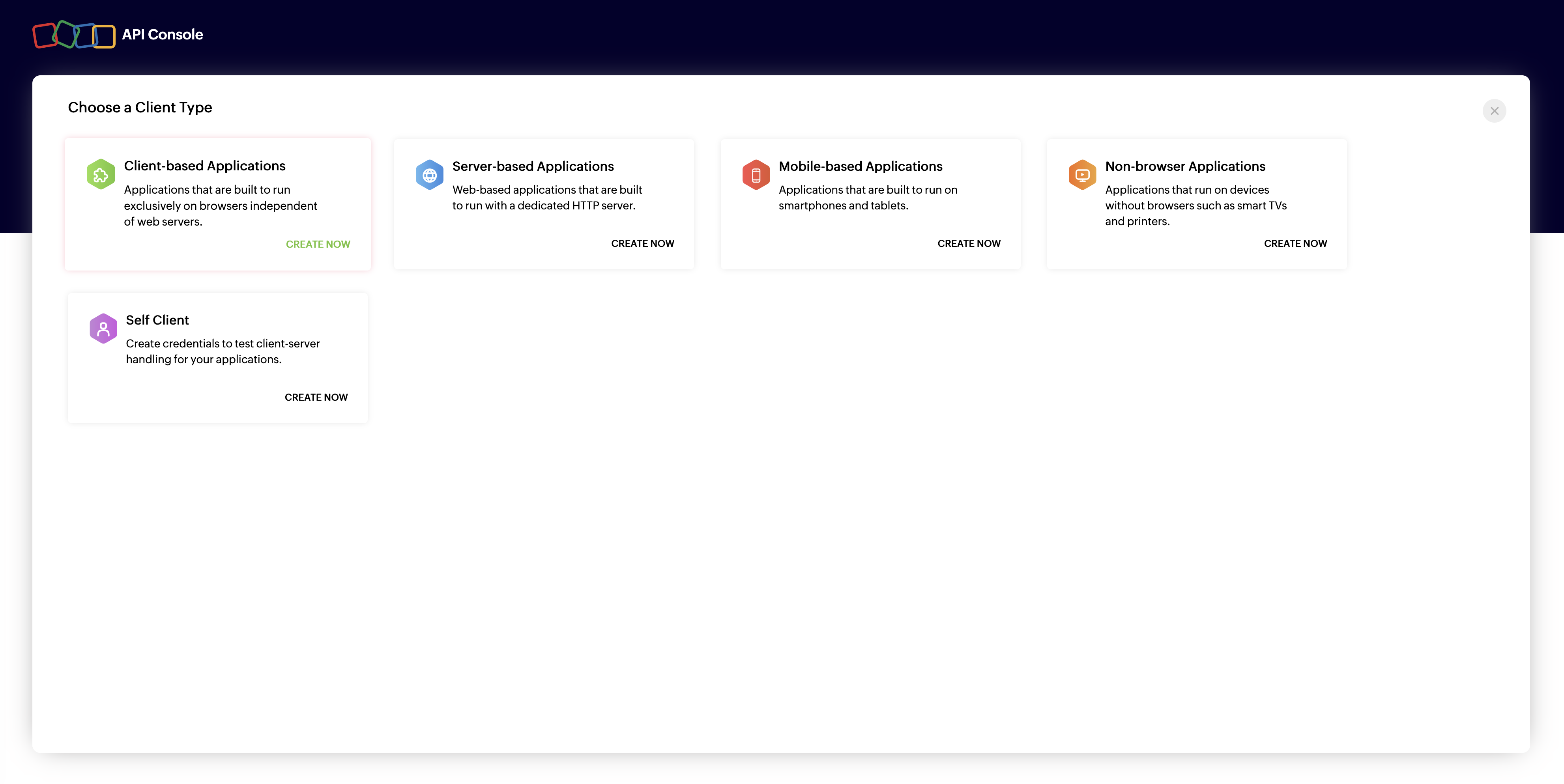 Create a server-based application